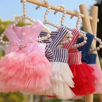 Puppy Bow Knot Dress