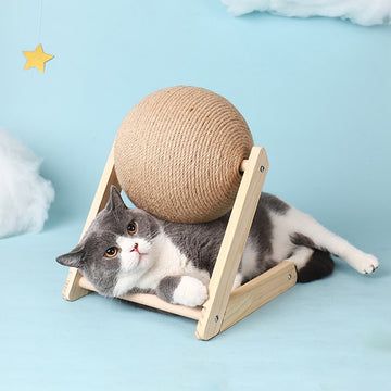 Cat Scratch Spinning Ball